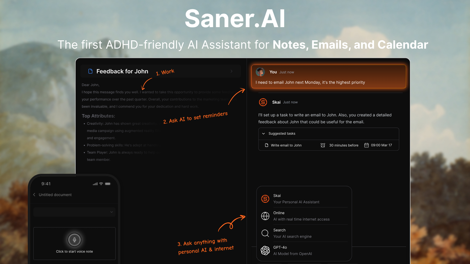 Saner.AI 1.0
