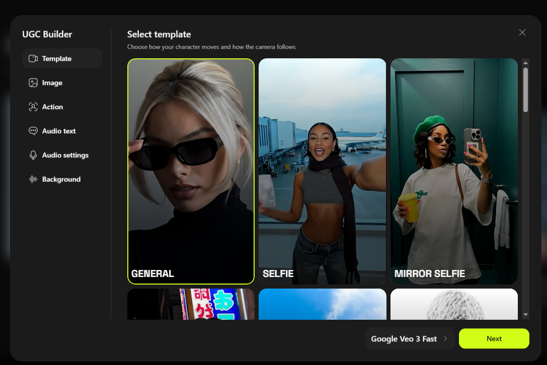 Higgsfield UGC Builder