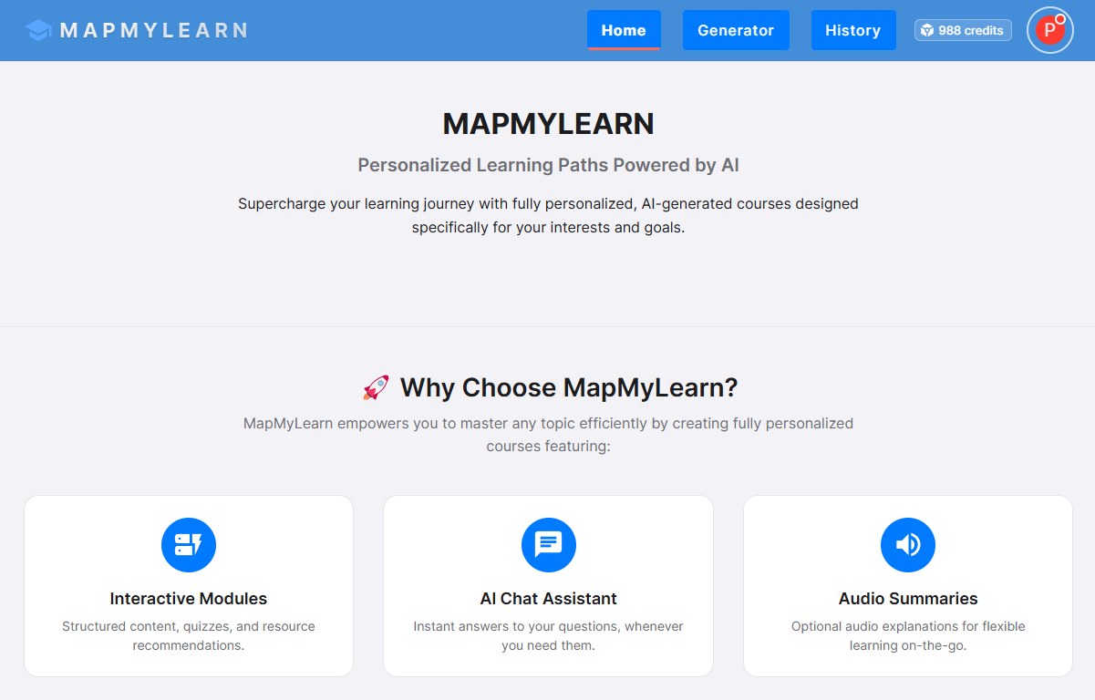 MapMyLearn
