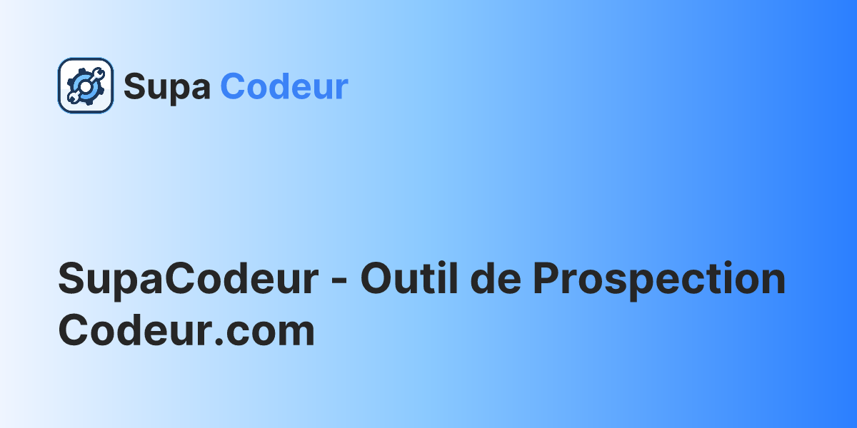 SupaCodeur