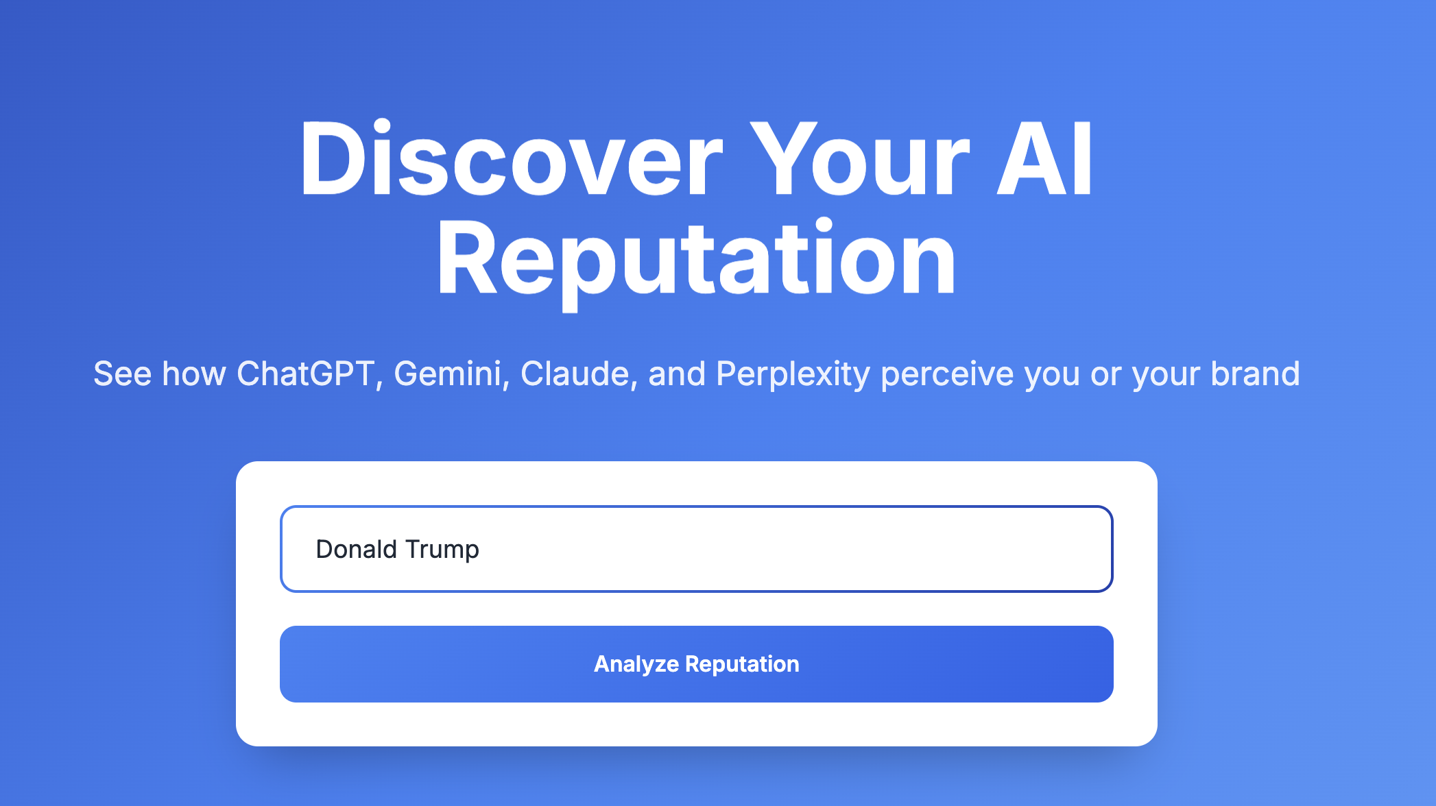 Nuicho - AI Reputation Checker