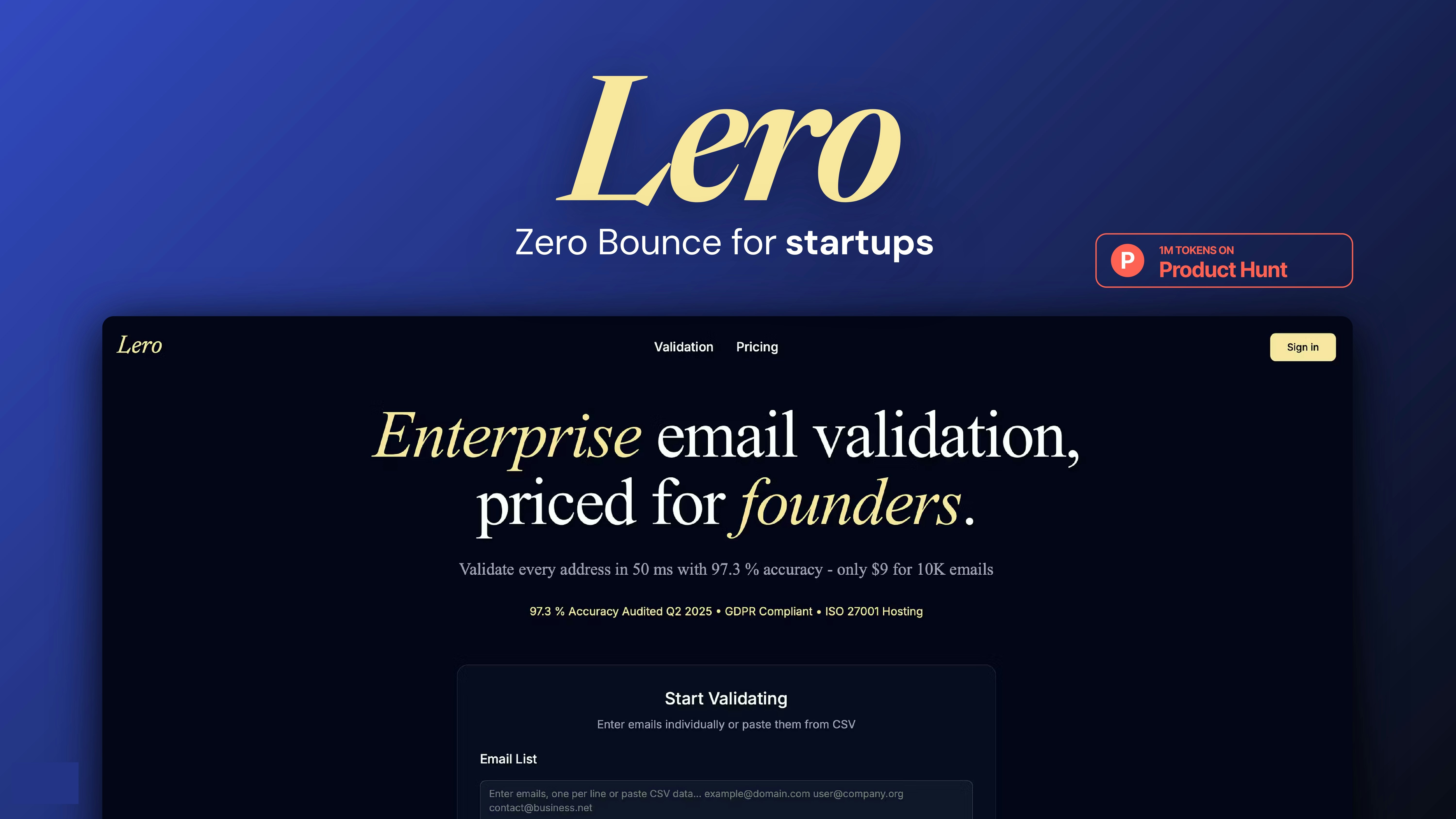 Lero - Email Validator