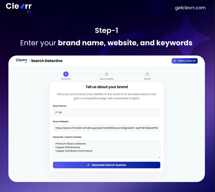 Brand Search Detective by Clevrr AI