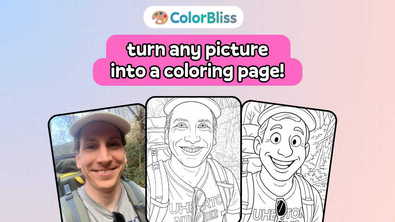 Turn any picture into a coloring page