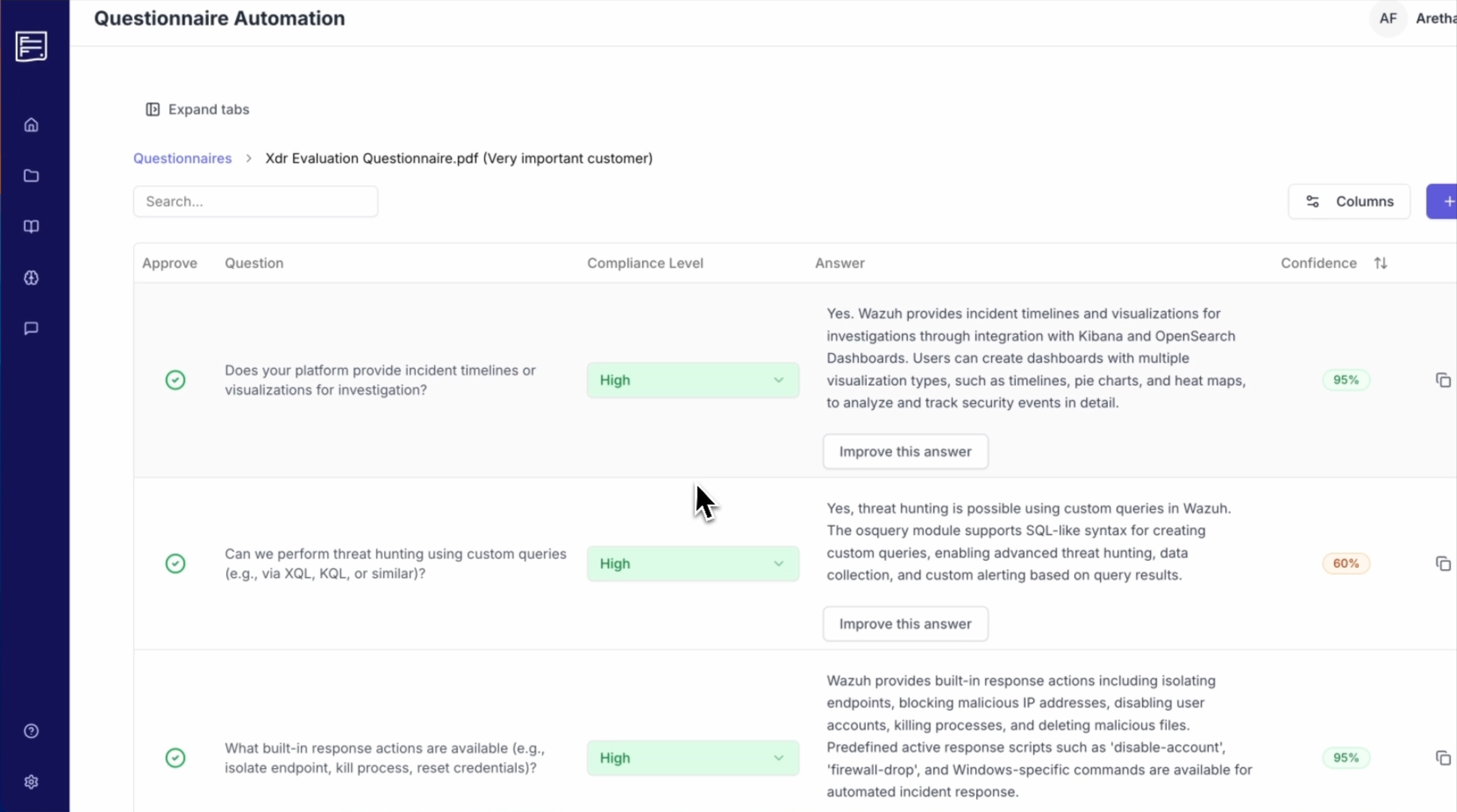 Full-Fill.ai - AI Questionnaire filling