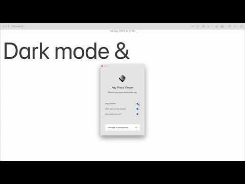 Key Press Viewer for macOS