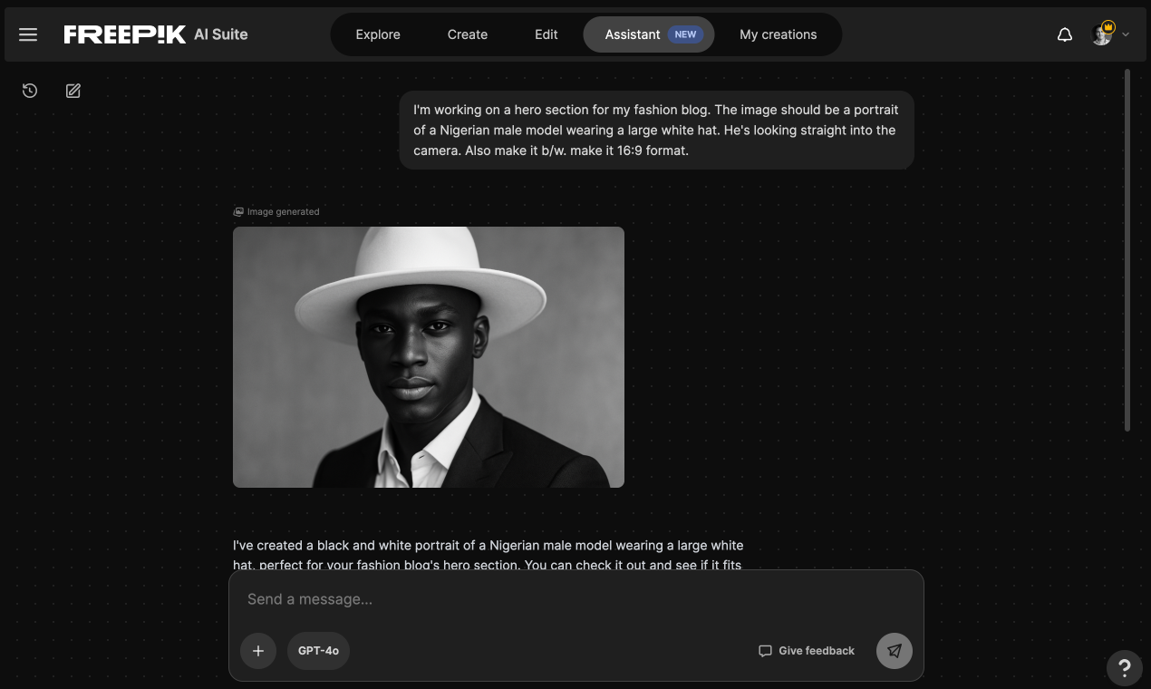 Freepik AI Assistant