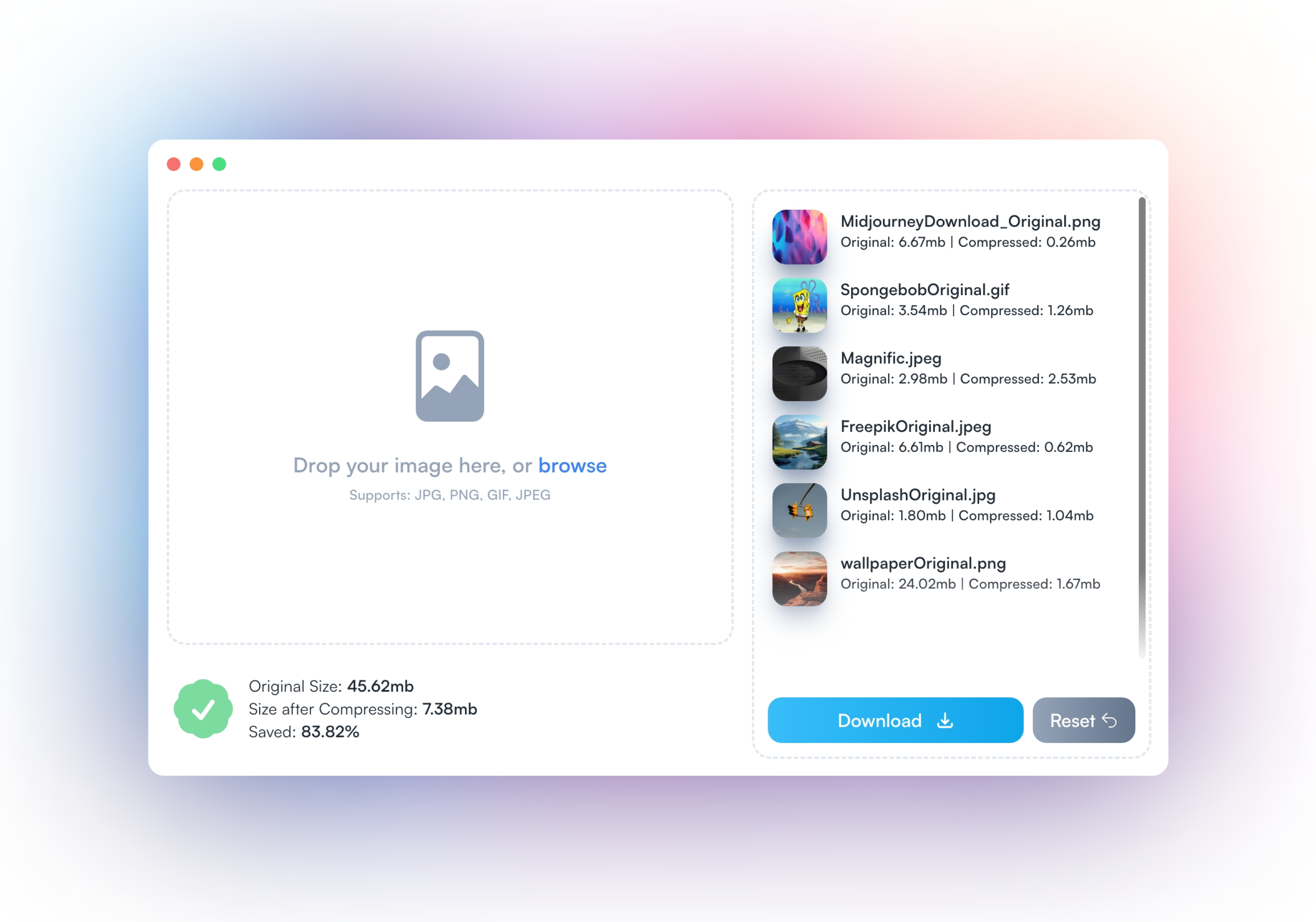 ImgFiber - Lossless Image compression!