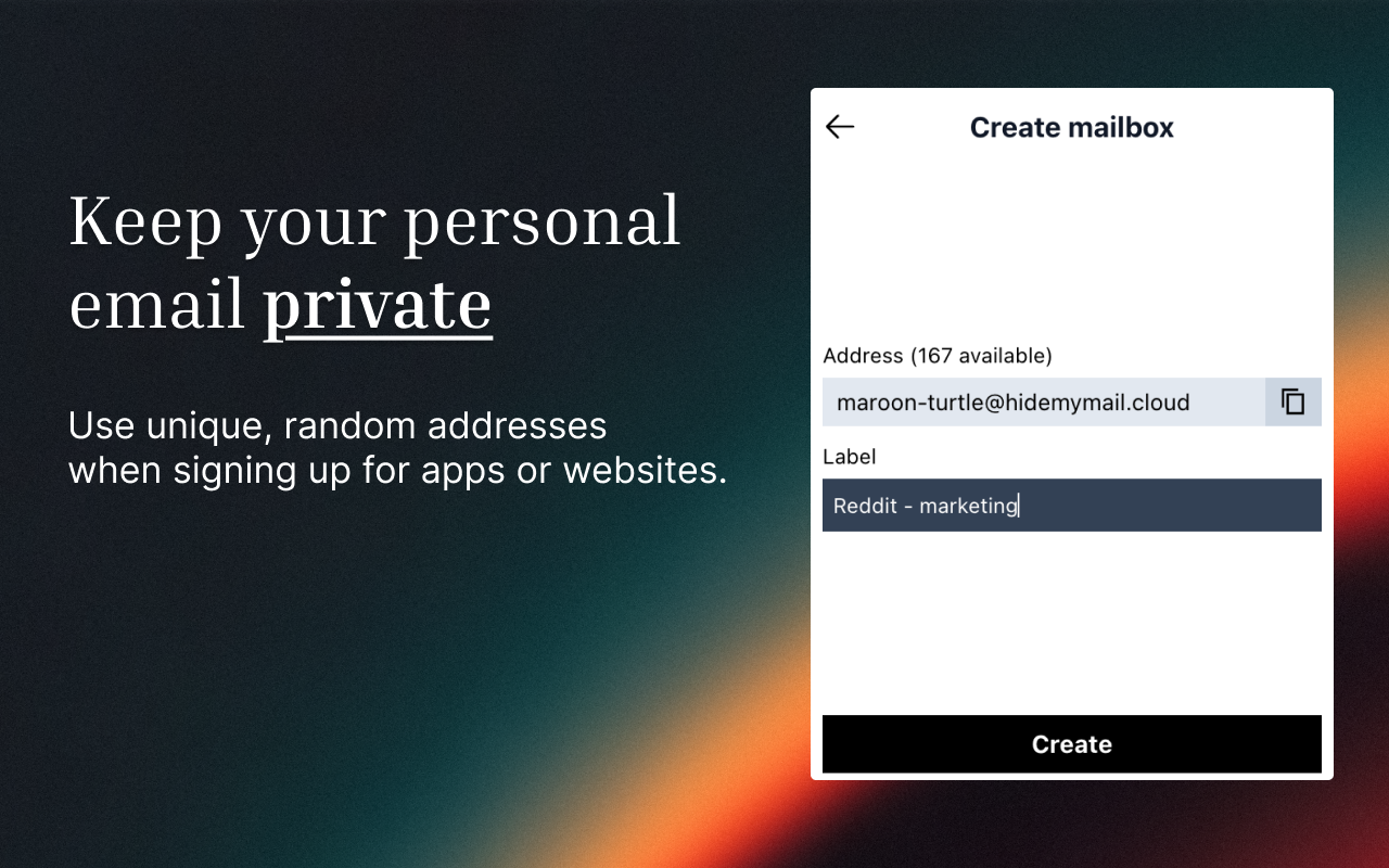 Hide My Email - Open Source Extension